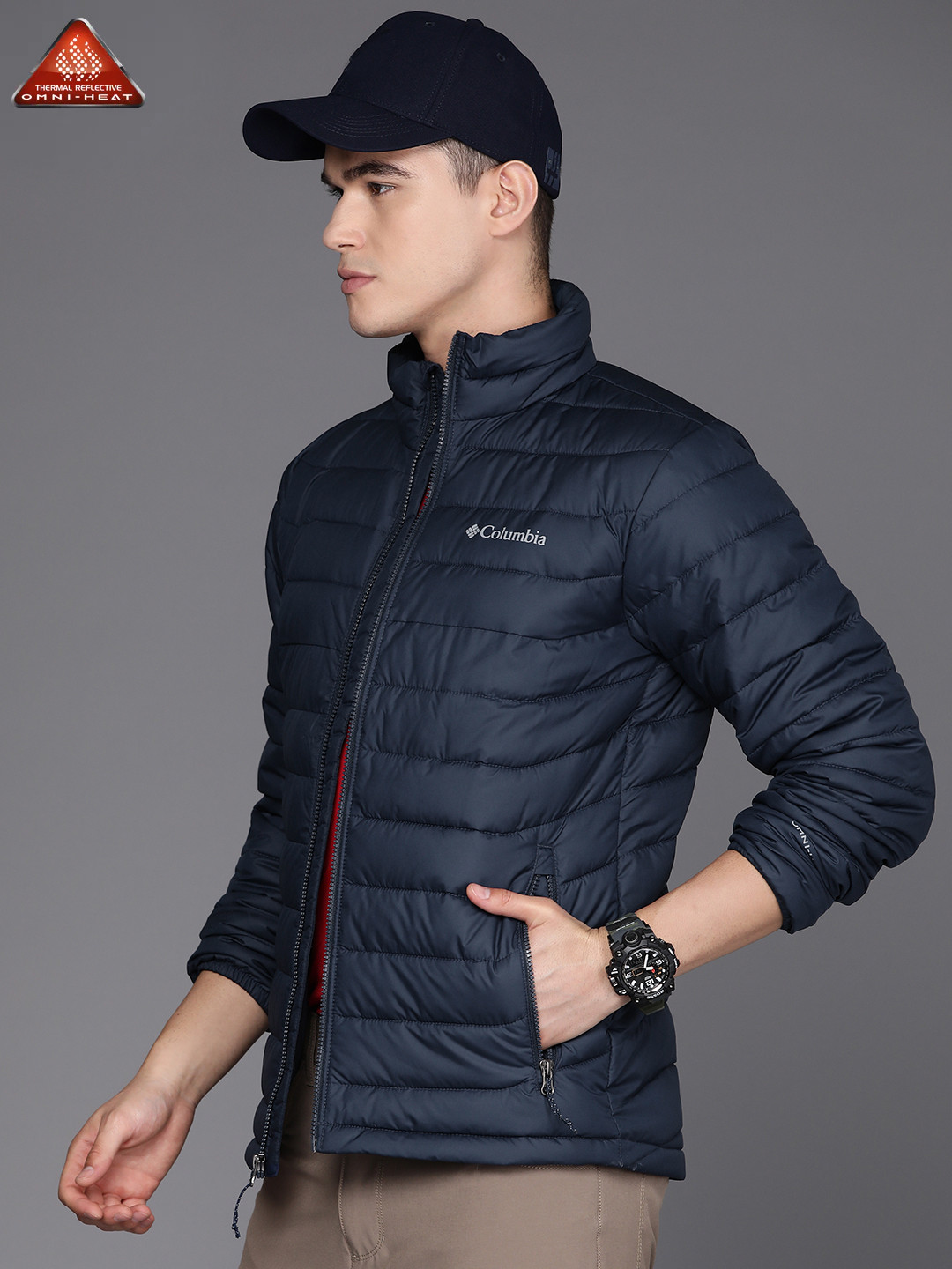 

Columbia Men Insulator Outdoor Powder Lite Puffer Jacket, Navy blue