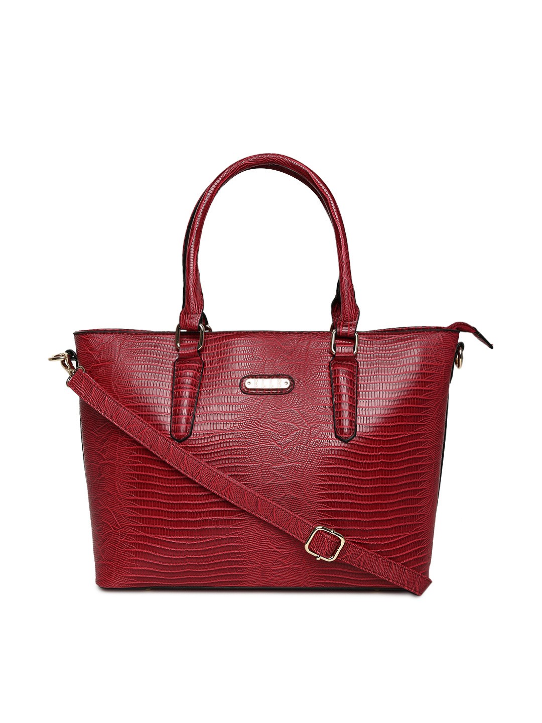 

ELLE Maroon Textured Shoulder Bag