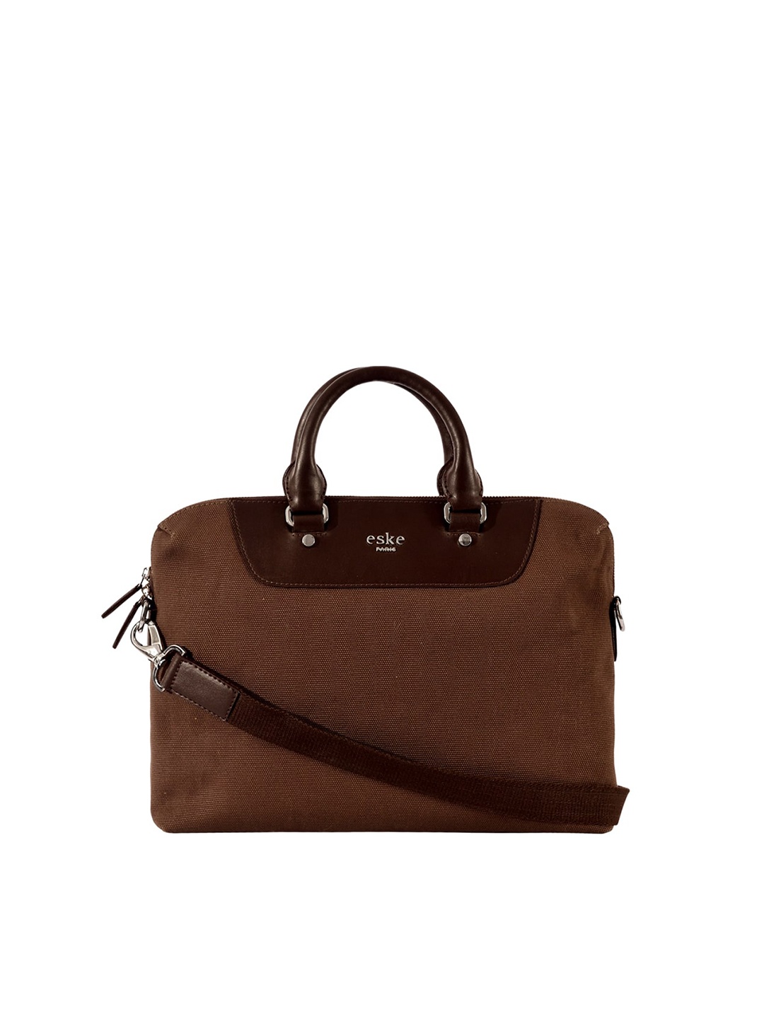 

Eske Men Leather Laptop Bag, Brown