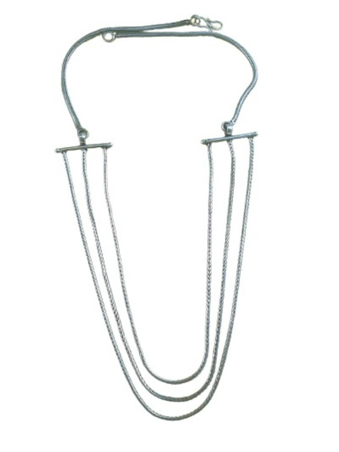 

FIROZA Silver-Plated Brass Layered Necklace