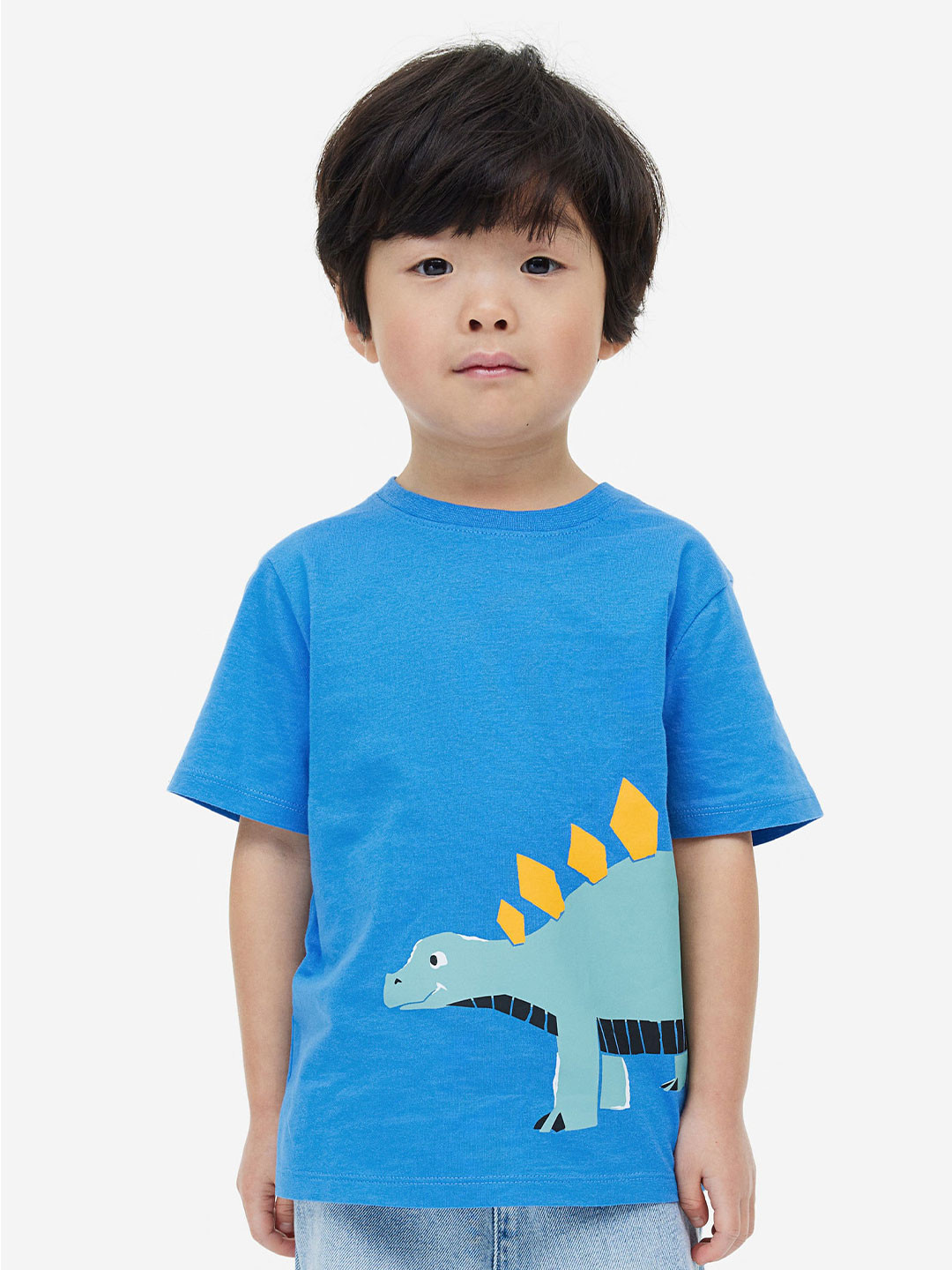 

H&M Boys 3-Pack Cotton T-Shirts, Blue