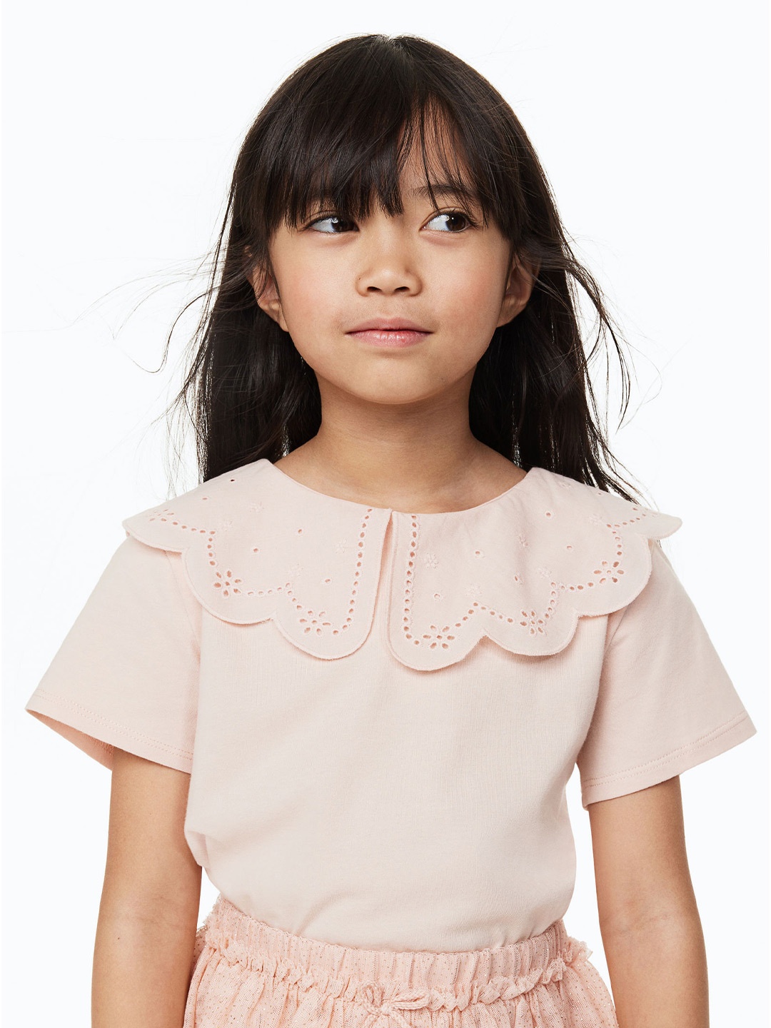 

H&M Girls Collared Top, Pink