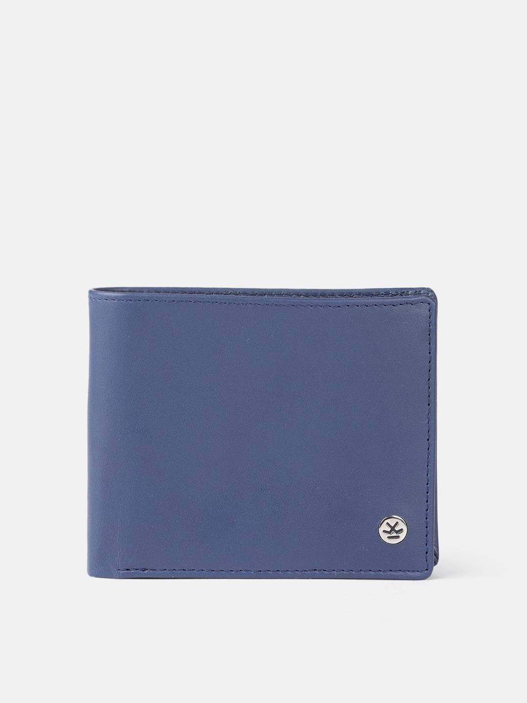 

WROGN Men Two Fold Wallet, Navy blue