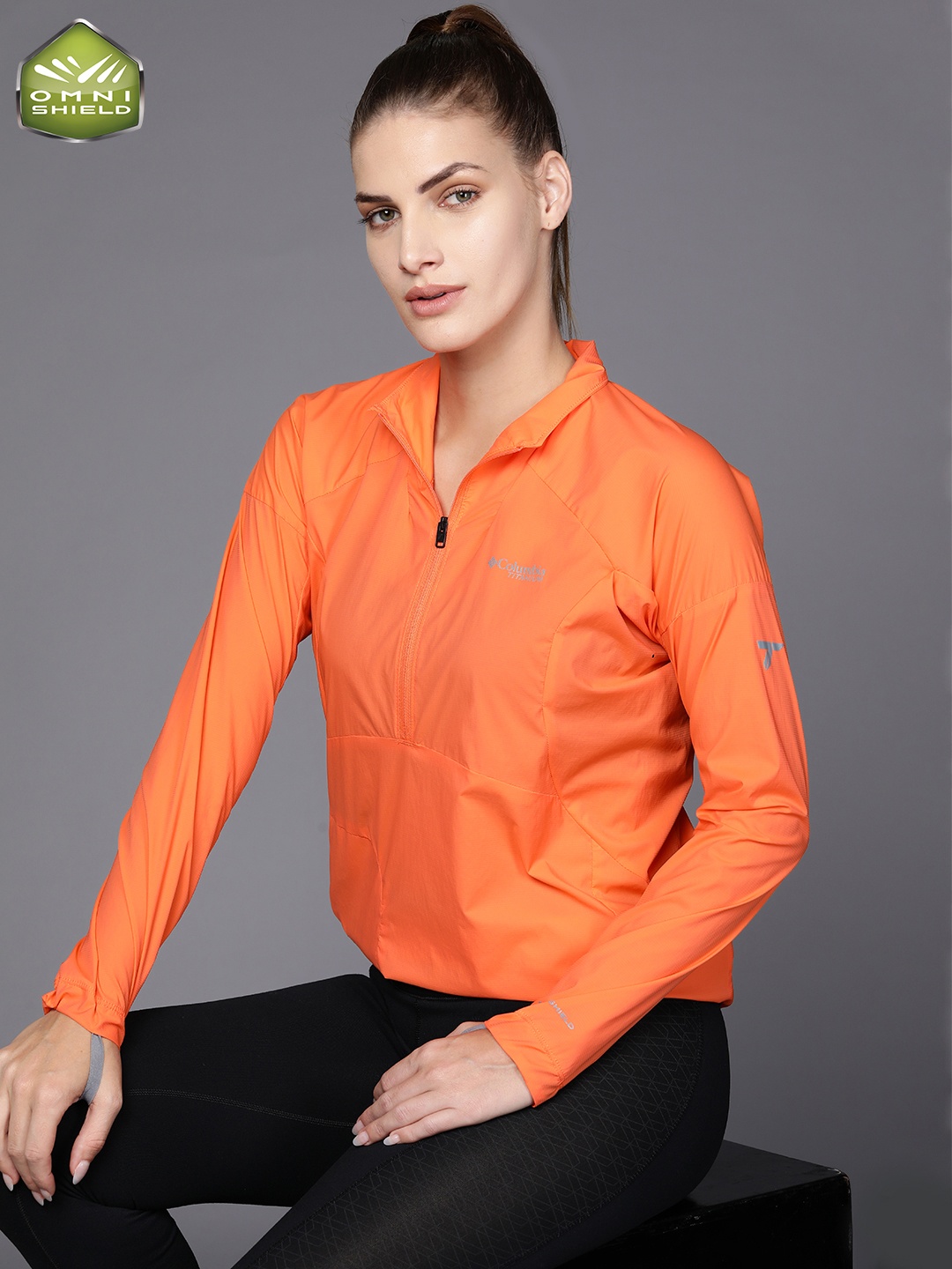 

Columbia W Titan Pass Lightweight Sporty Jacket, Orange