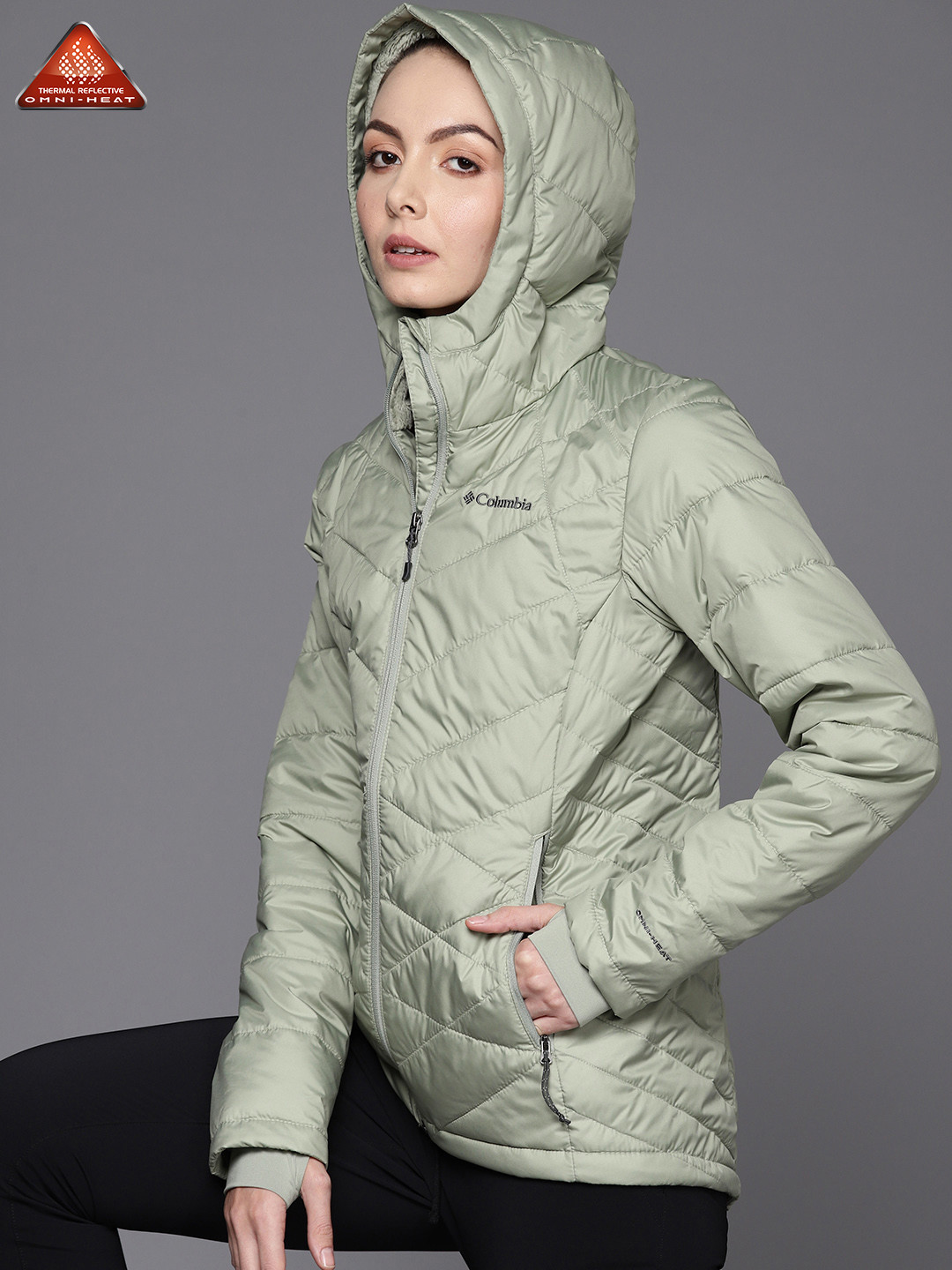 

Columbia Women Green Insulator Outdoor Quilted Jacket