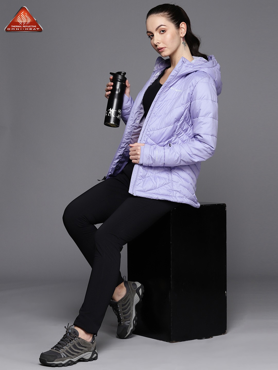 

Columbia Women Lavender Insulator Outdoor Quilted Jacket