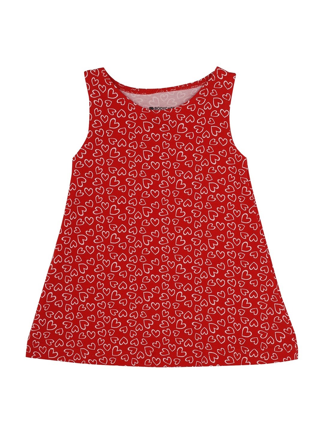 

Bodycare Infants Conversational Printed Cotton A-Line Dress, Red