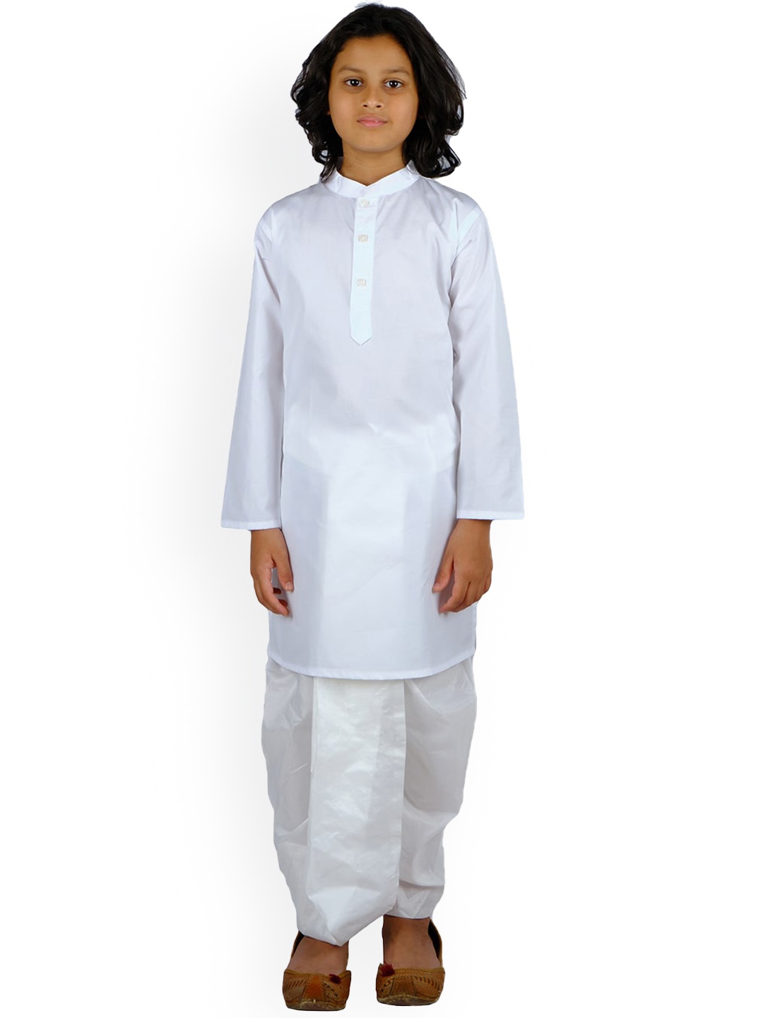 

Sethukrishna Boys Kurta with Dhoti Pants, White