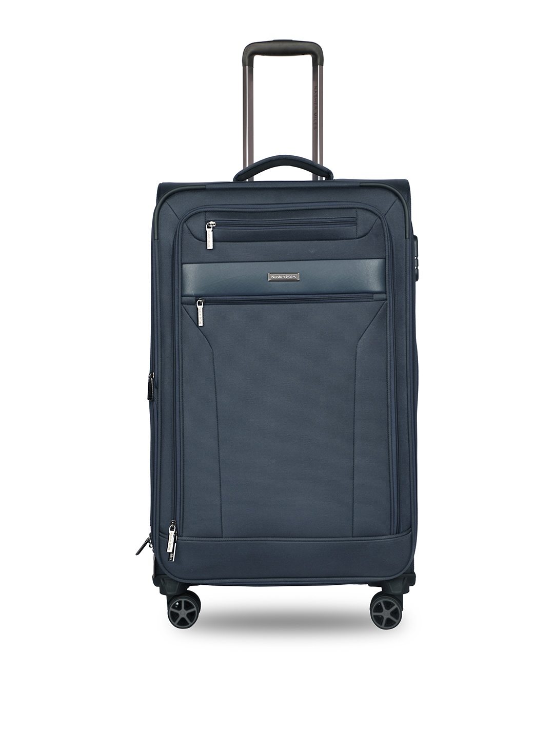 

Nasher Miles Soft-Sided Large Trolley Suitcase, Blue