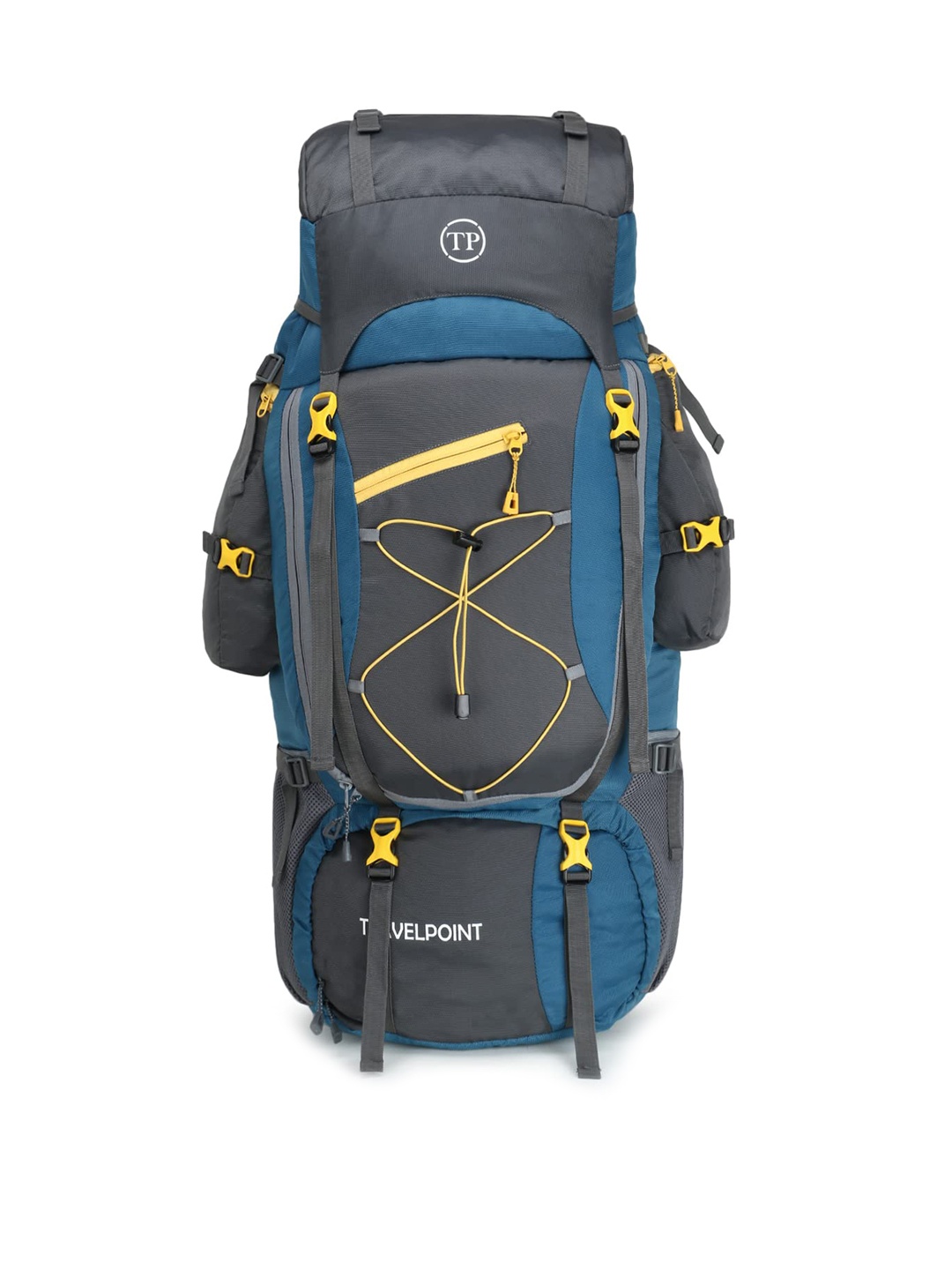 

TRAVEL POINT Colorblocked Waterproof Travel Rucksacks, Teal