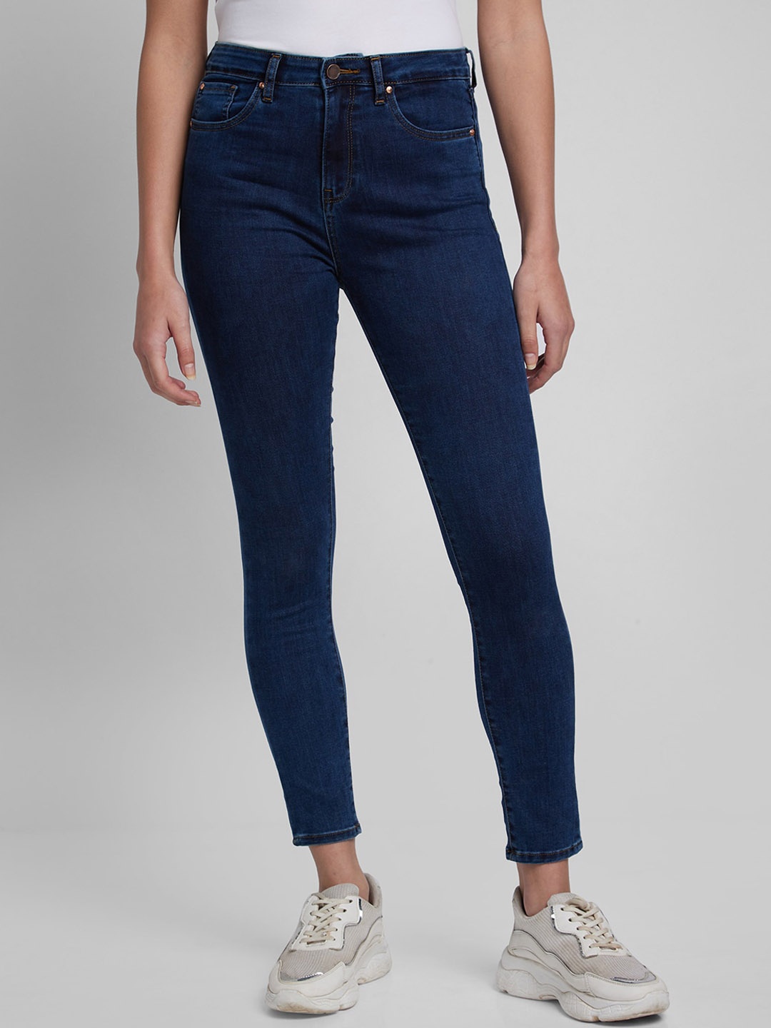 

SPYKAR Women Super Skinny Fit High-Rise Jeans, Blue