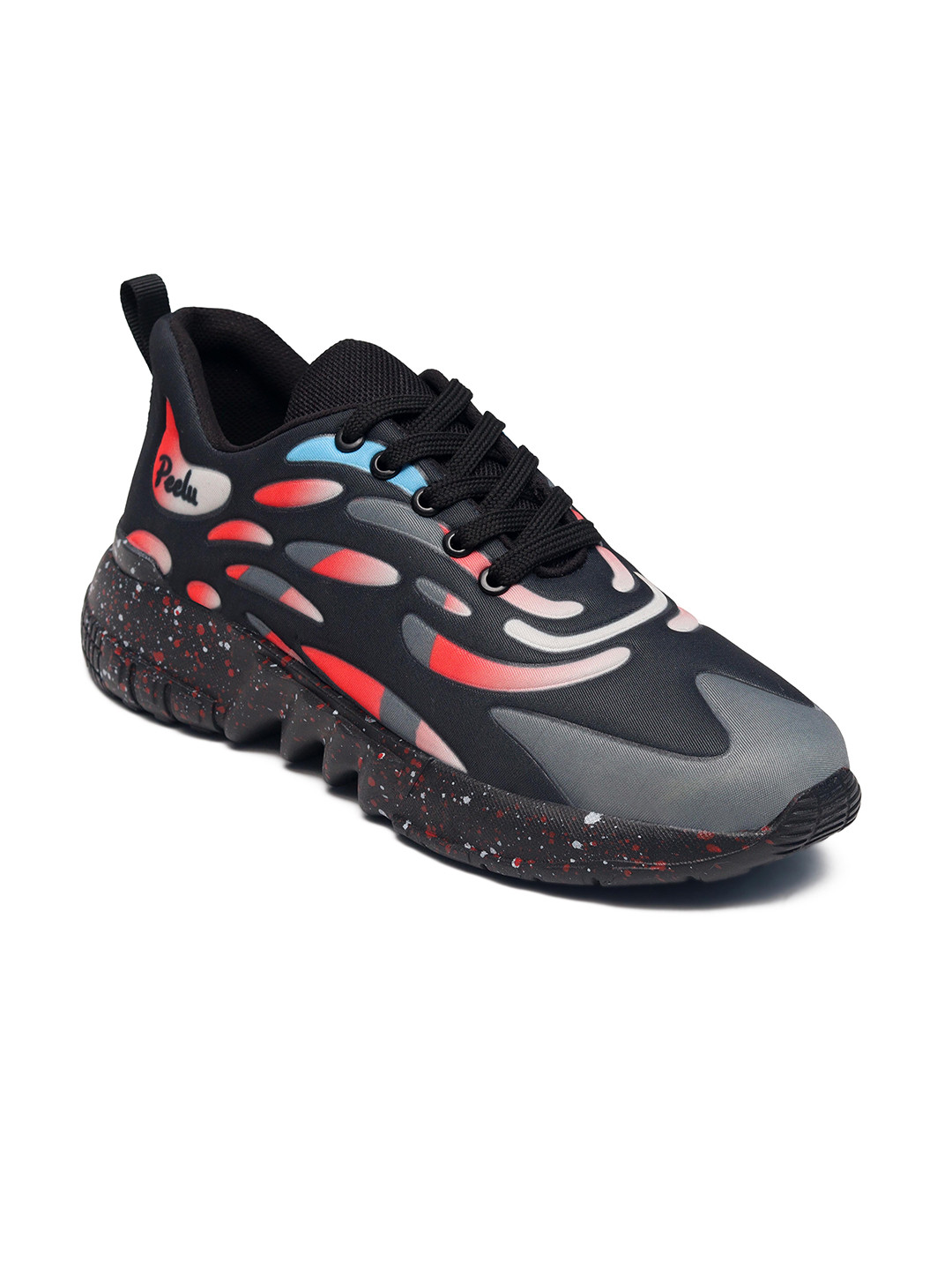 

FASHION FASTER Men Mesh Ortholite Impressions Running Sports Shoes, Red