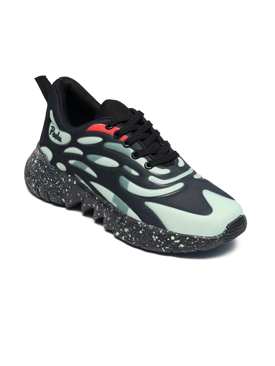 

FASHION FASTER Men Mesh Ortholite Impressions Running Sports Shoes, Green