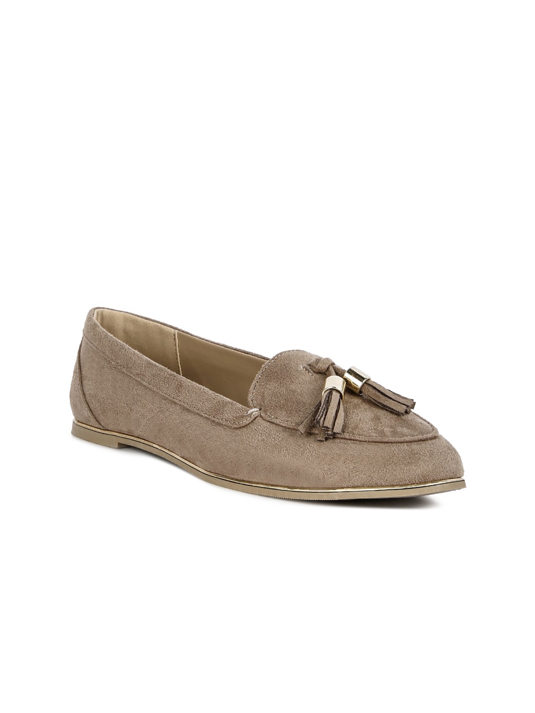 

London Rag Women Tassel Loafers, Taupe