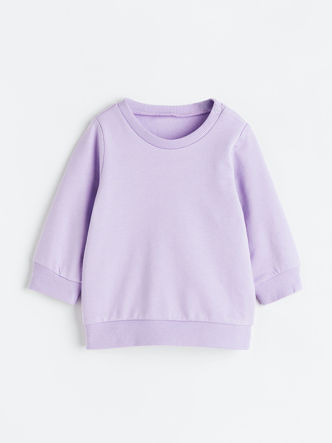 

H&M Girls Cotton Sweatshirt, Purple