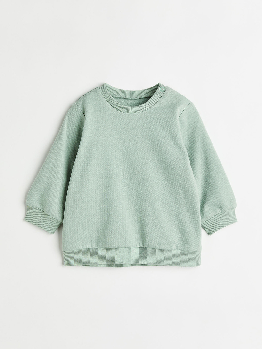 

H&M Girls Cotton Sweatshirt, Green
