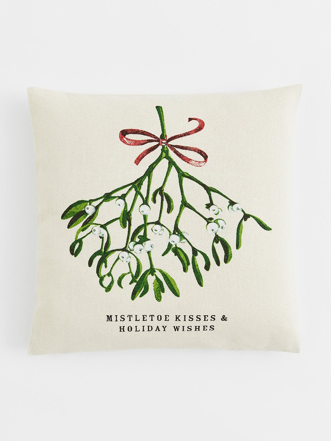 

H&M Printed Cushion Covers, Beige