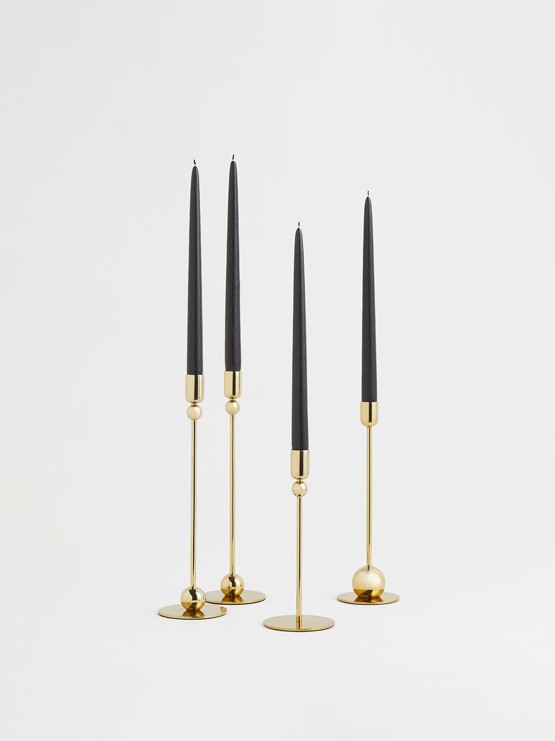 

H&M Tall Metal Candlestick, Gold