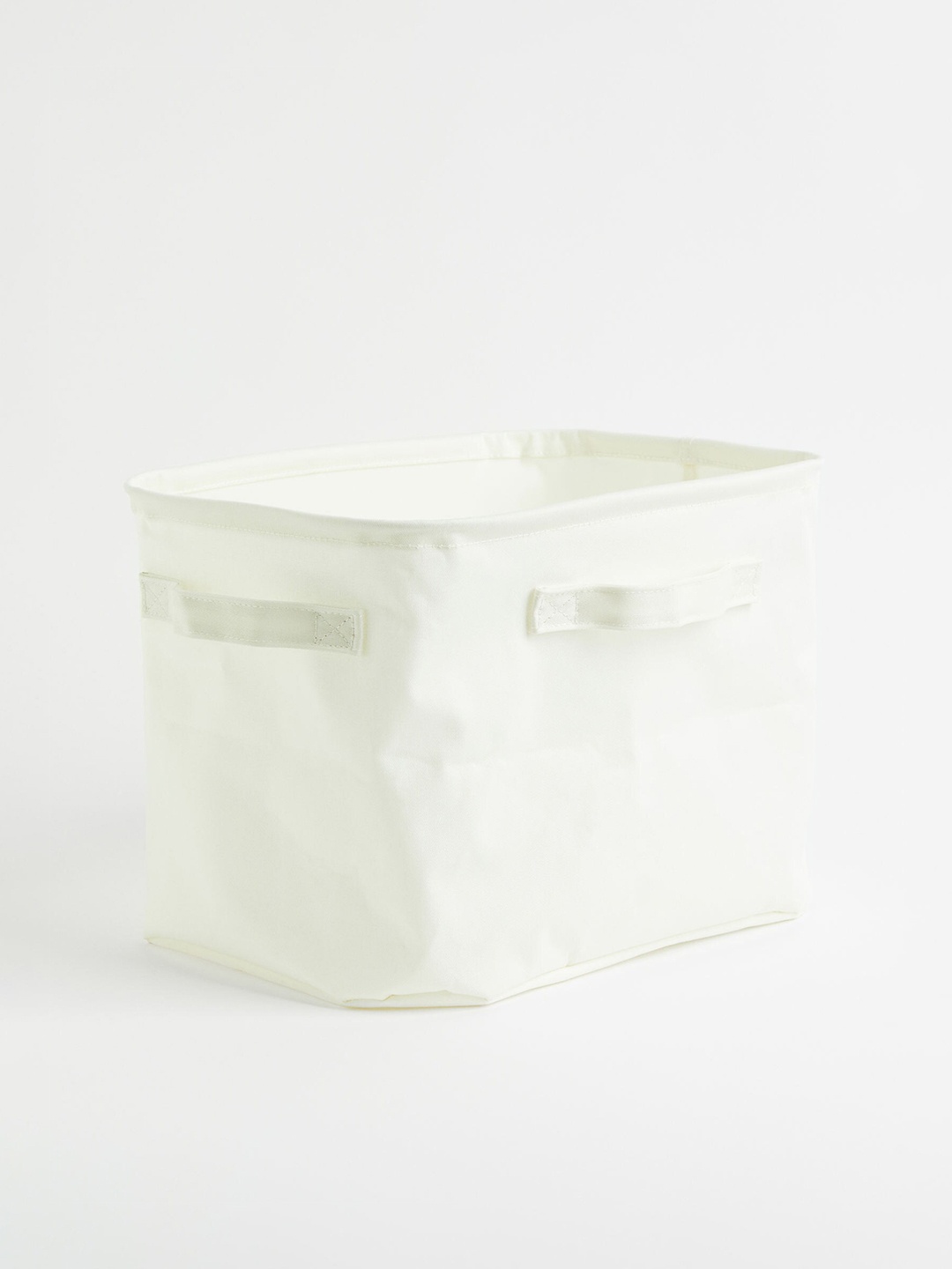 

H&M Cotton Twill Storage Basket, White