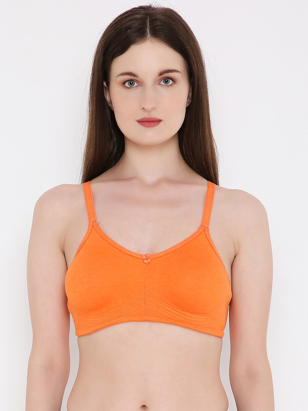 

Berrys Intimatess Non Padded Seamless Non-Wired All Day Comfort T-shirt Bra, Orange