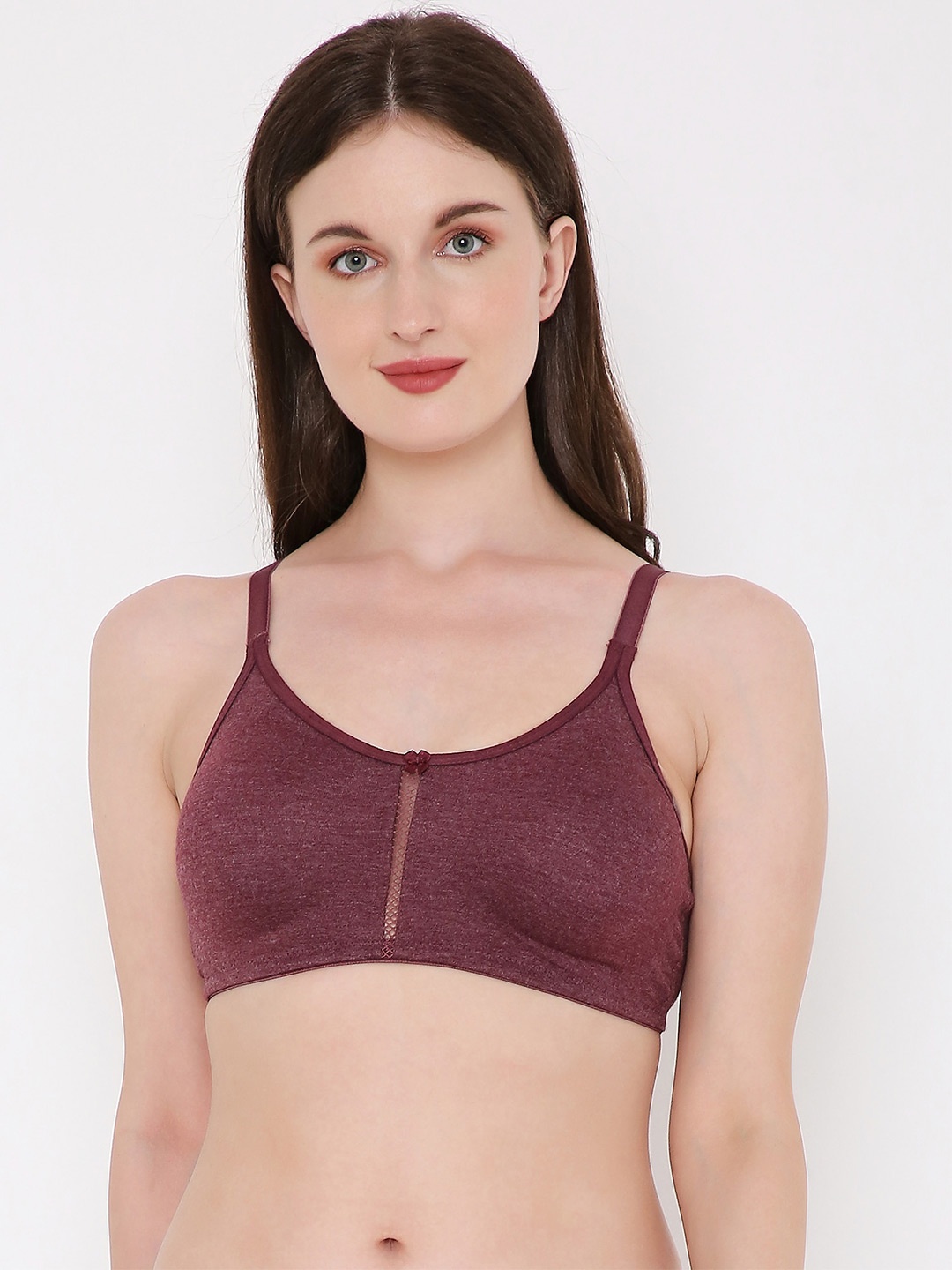

Berrys Intimatess Non Padded Seamless Non-Wired All Day Comfort T-shirt Bra, Burgundy