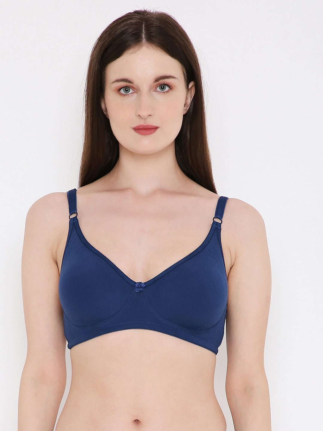 

Berrys Intimatess Cotton Non Padded No-Sag Bra, Navy blue