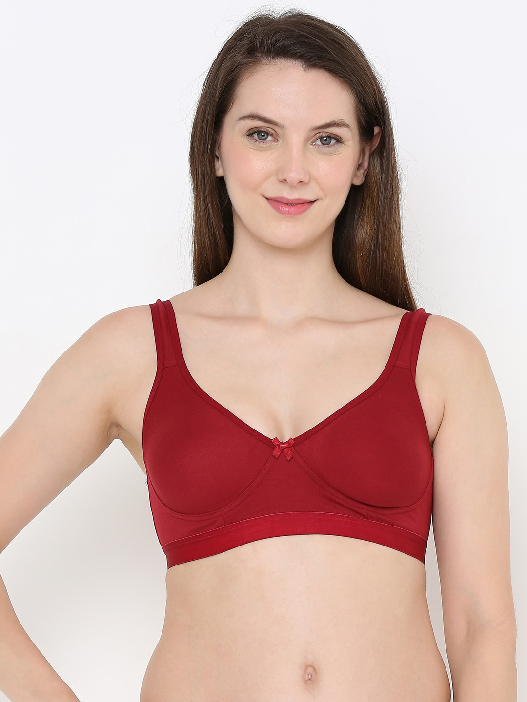 

Berrys Intimatess Non Padded & Non-Wired Full Coverage T-shirt Bra, Maroon