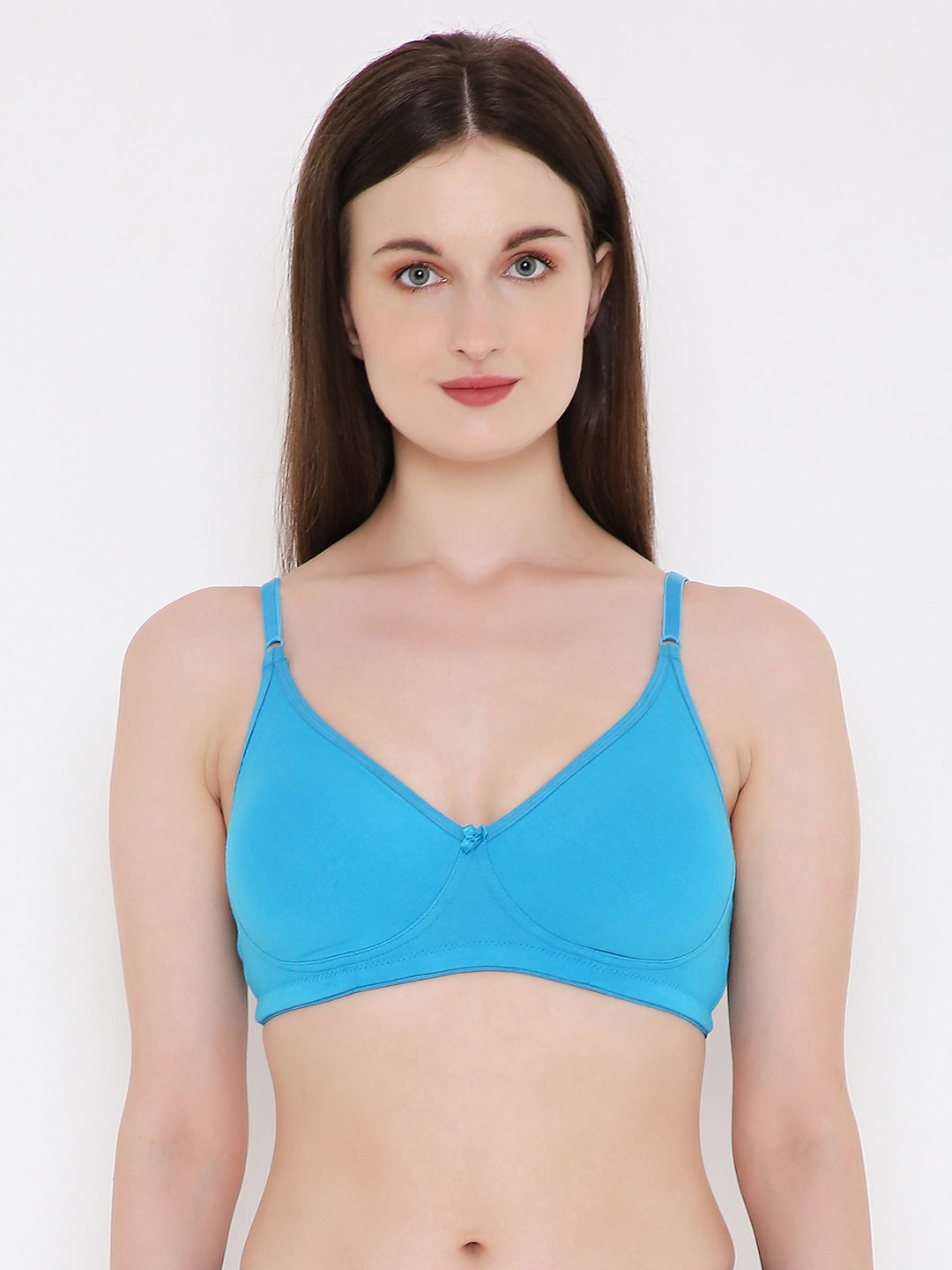 

Berrys Intimatess Lightly Padded Non-Wired All Day Comfort T-shirt Bra, Turquoise blue