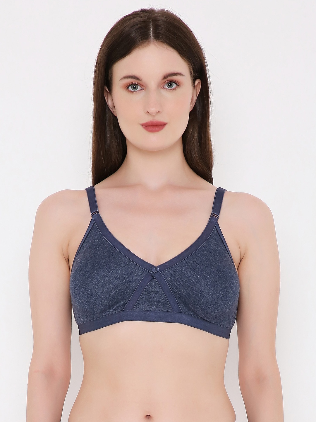 

Berrys Intimatess Lightly Padded Non-Wired All Day Comfort T-shirt Bra, Navy blue