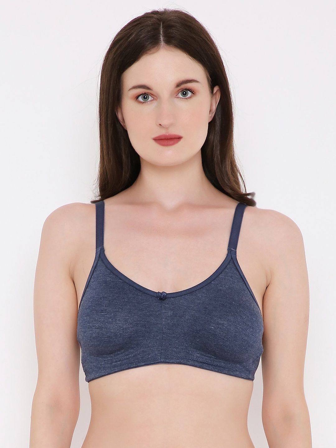 

Berrys Intimatess Non-Wired & Non Padded with Medium Coverage T-shirt Bra, Navy blue