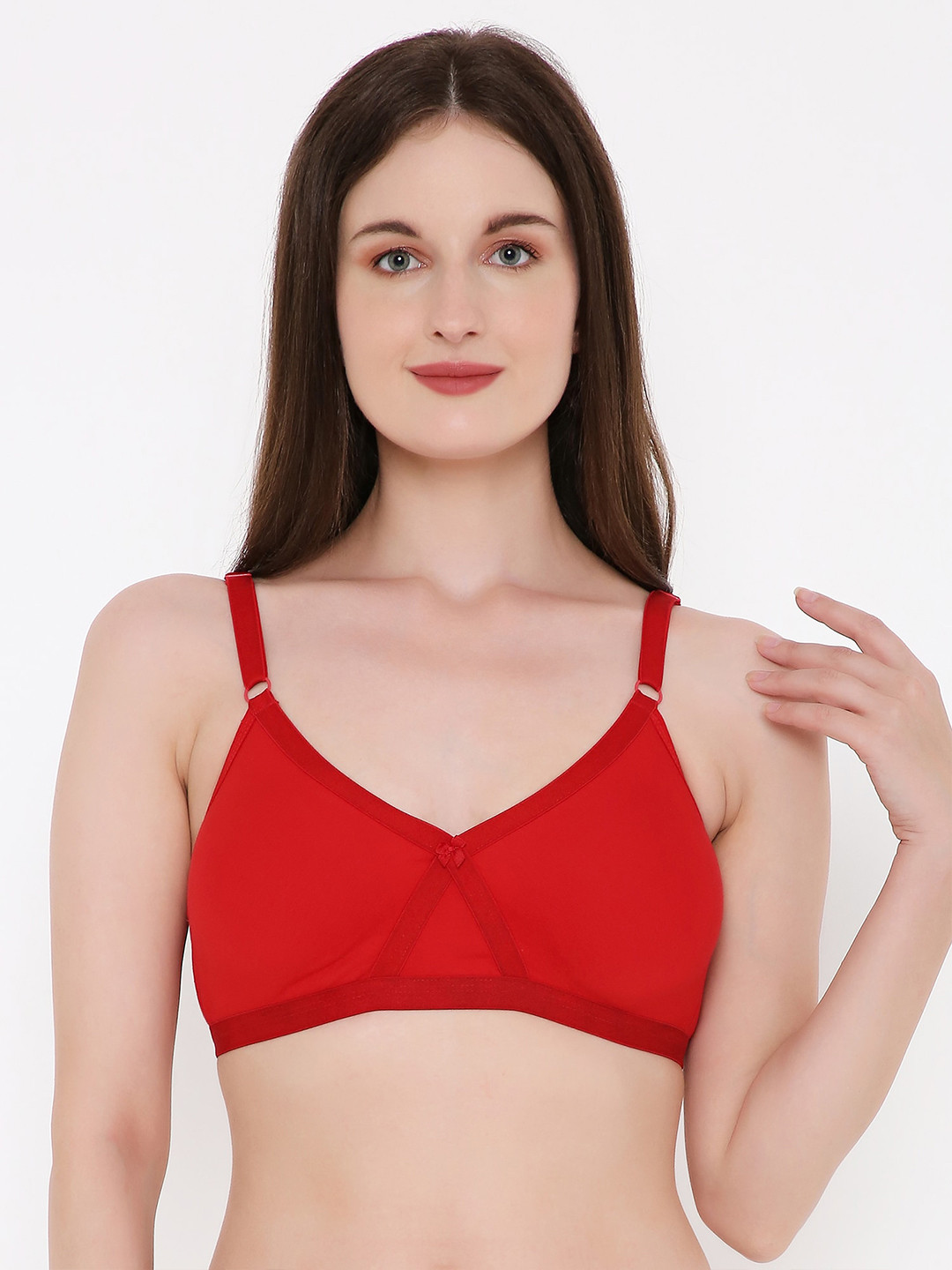 

Berrys Intimatess Non-Wired & Non Padded All Day Comfort Full Coverage T-shirt Bra, Red
