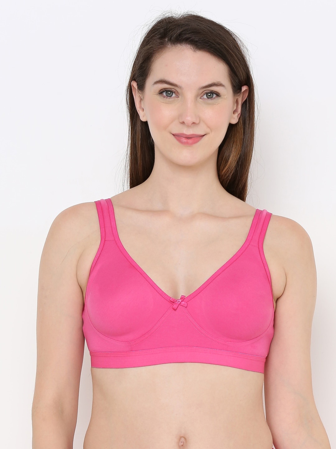 

Berrys Intimatess Non-Wired & Non Padded with Full Coverage T-shirt Bra, Pink