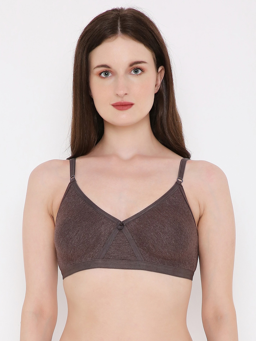 

Berrys Intimatess Non Padded & Non-Wired Full Coverage T-shirt Bra, Brown