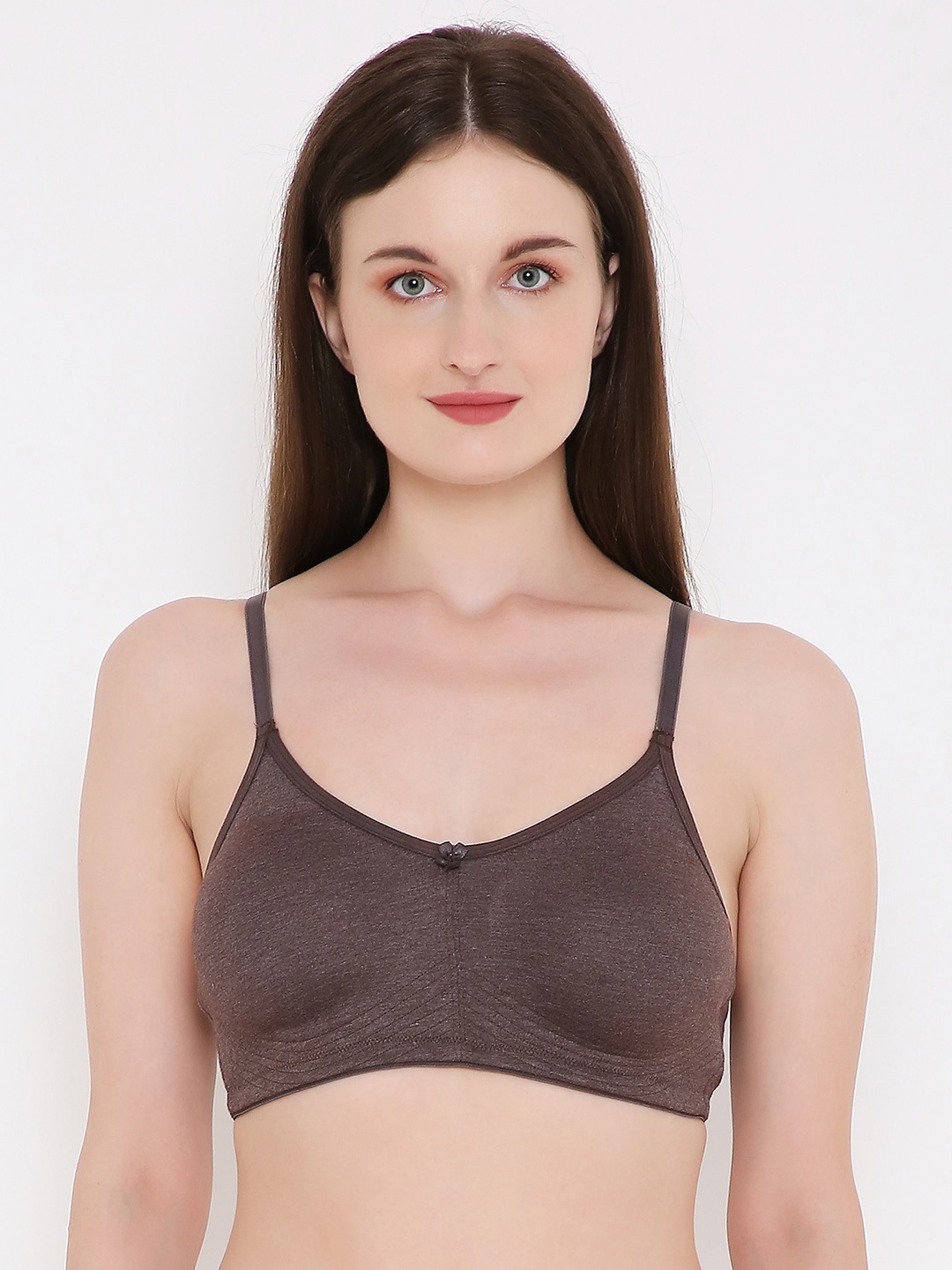

Berrys Intimatess Non Padded & Non-Wired Medium Coverage T-shirt Bra, Brown