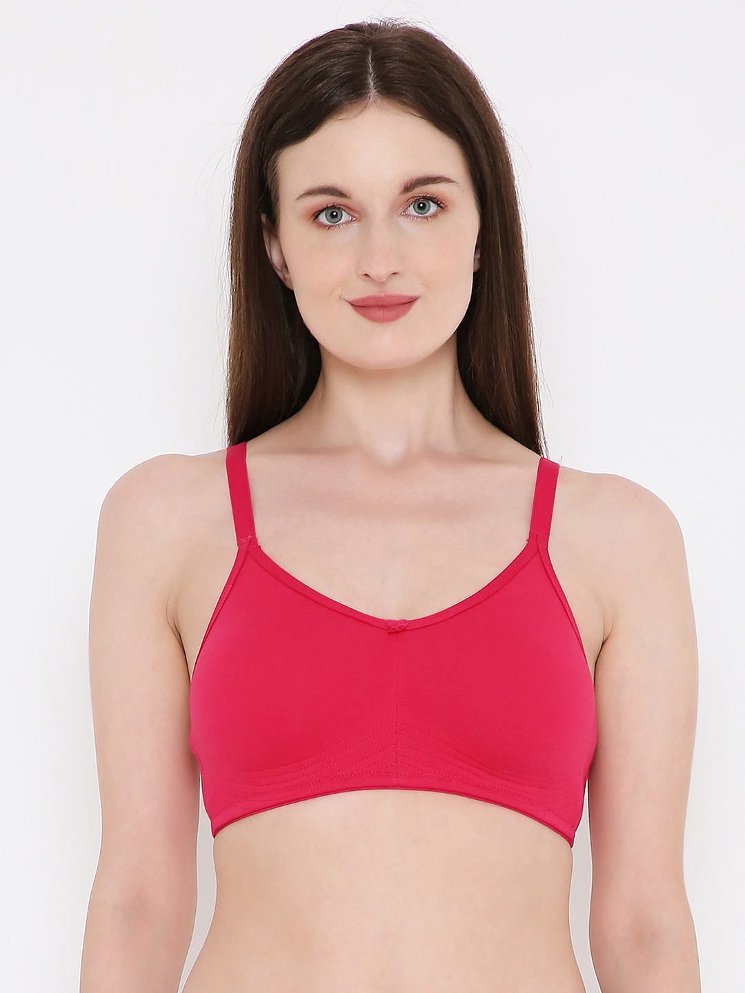 

Berrys Intimatess Non Padded & Non-Wired Medium Coverage T-shirt Bra, Red
