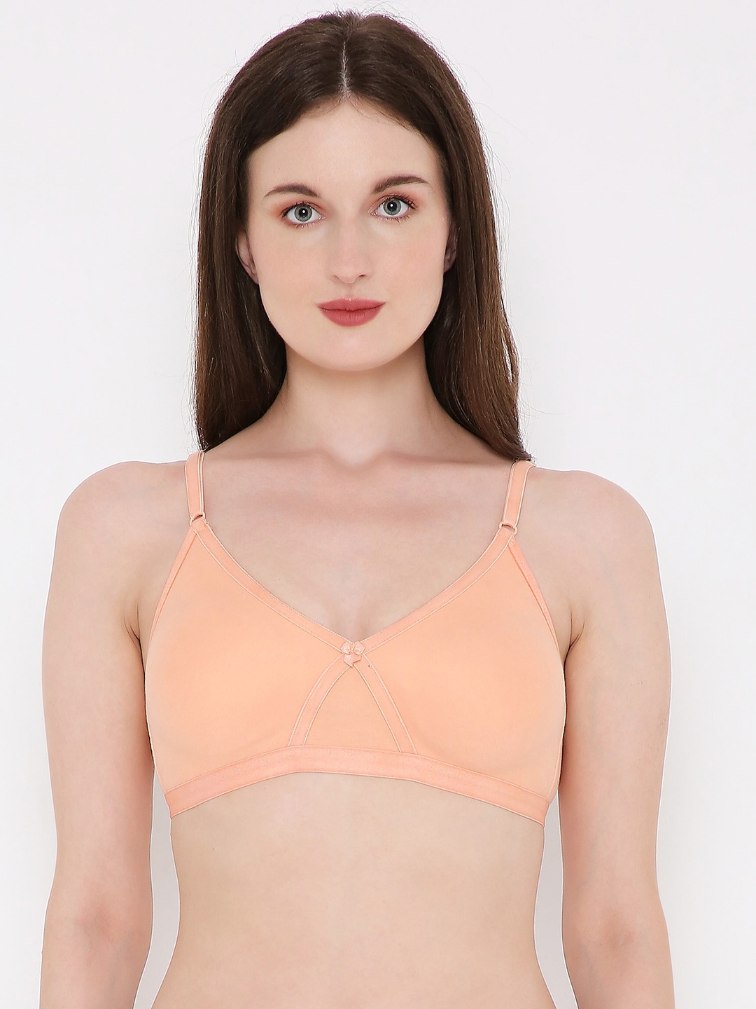 

Berrys Intimatess Cotton Non Wired Non Padded No -Sag Bra, Peach