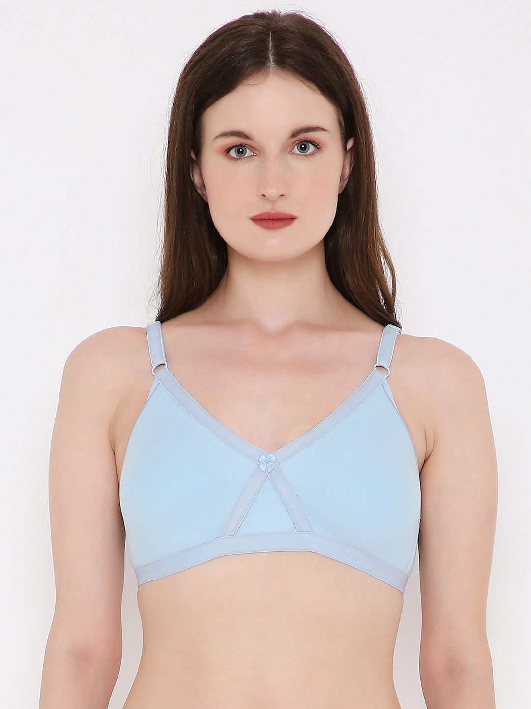 

Berrys Intimatess Non-Wired & Non Padded with Full Coverage T-shirt Bra, Blue