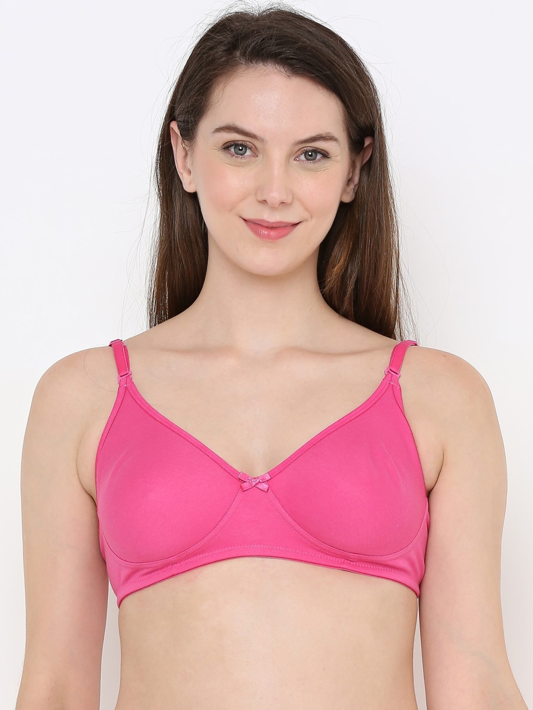 

Berrys Intimatess Non-Wired & Non Padded with Full Coverage T-shirt Bra, Pink