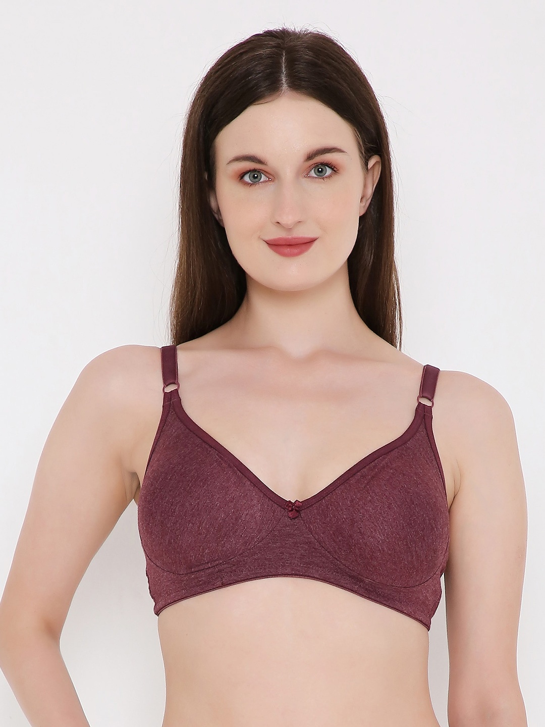 

Berrys Intimatess Non-Wired & Non Padded with Medium Coverage T-shirt Bra, Burgundy