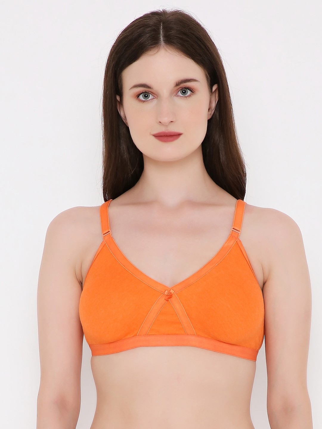 

Berrys Intimatess Non-Wired & Non Padded with Full Coverage T-shirt Bra, Orange
