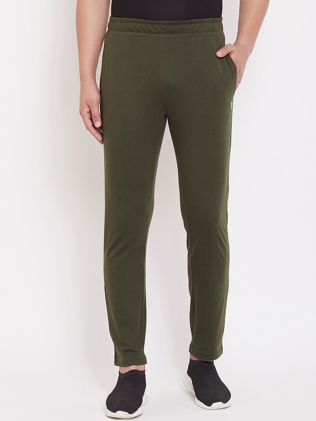 

PERFKT-U Men Regular Fit Training or Gym Sports Track Pants, Olive