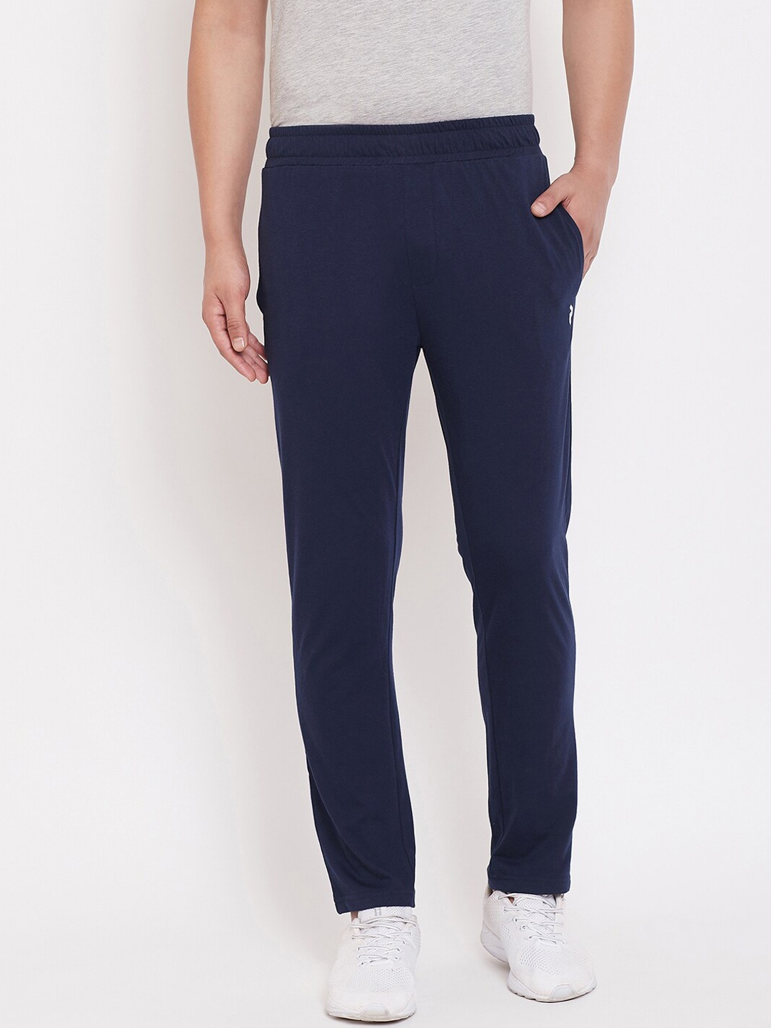 

PERFKT-U Men Regular Fit Training or Gym Sports Track Pants, Navy blue