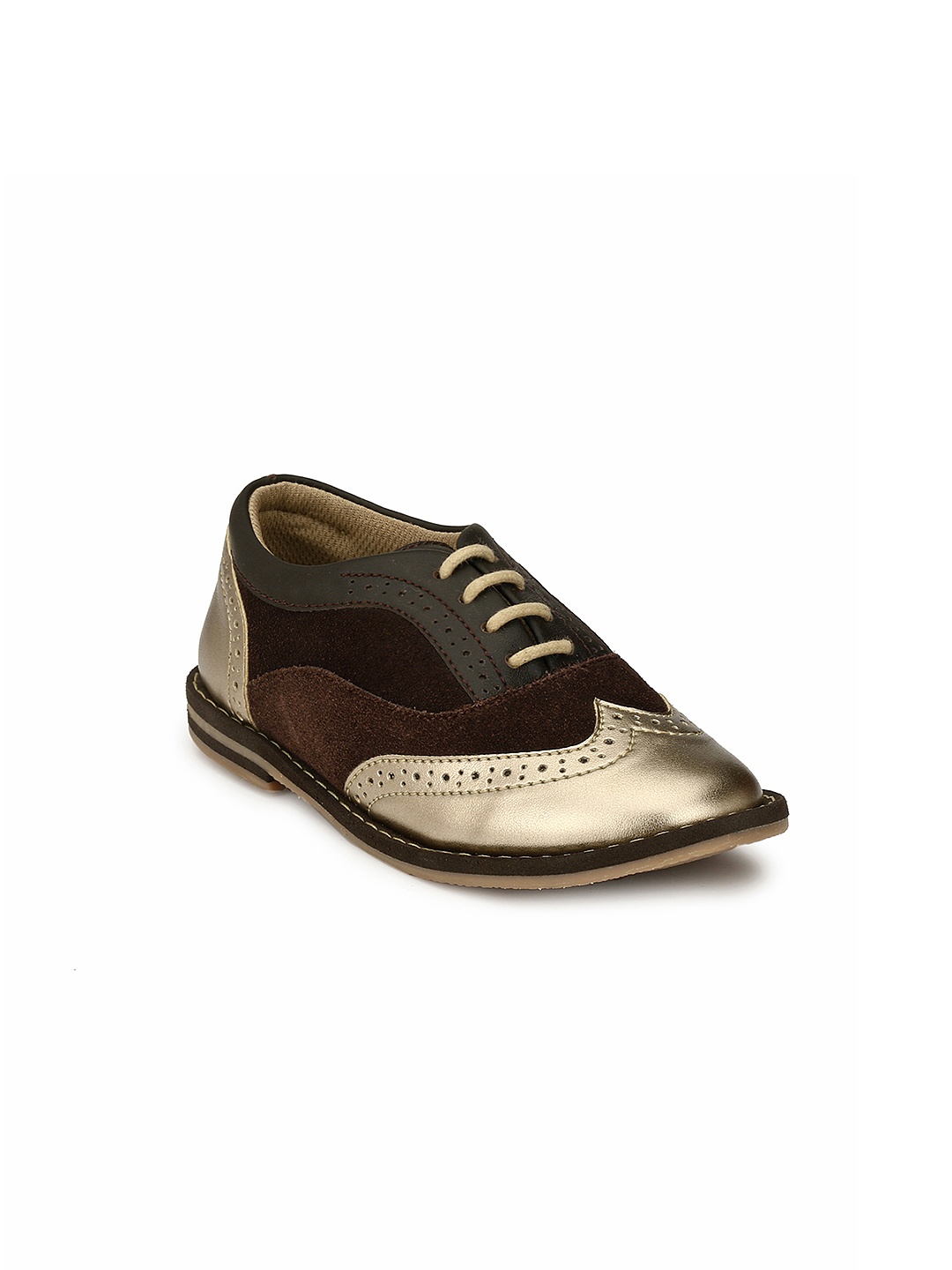 

TUSKEY Boys Coffee Brown Sneakers