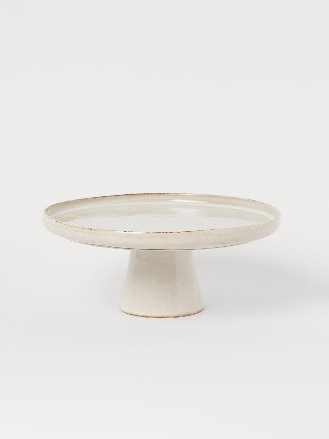 

H&M Stoneware Cake Stand, Beige