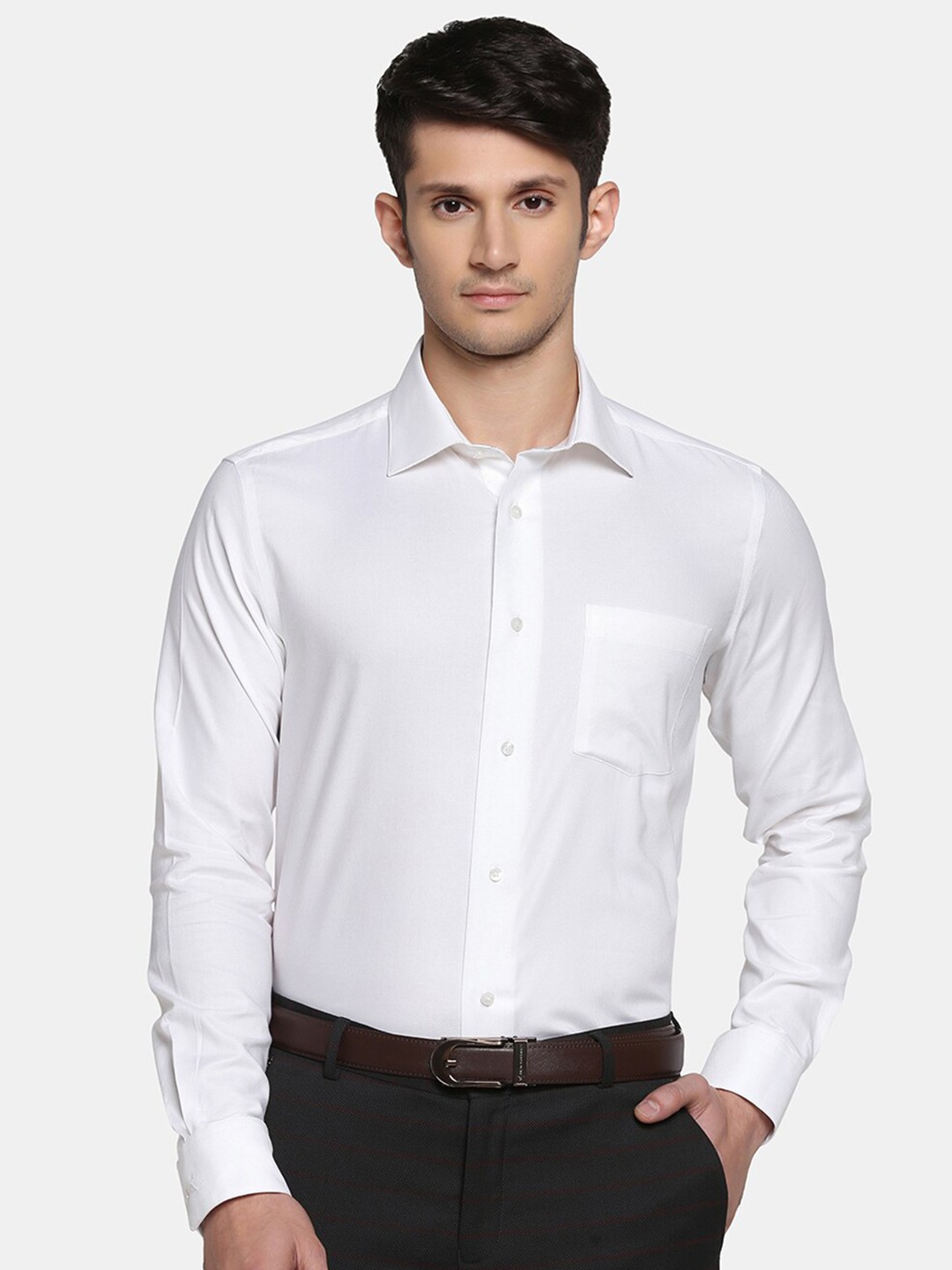 

Blackberrys Slim Fit Pure Cotton Formal Shirt, White