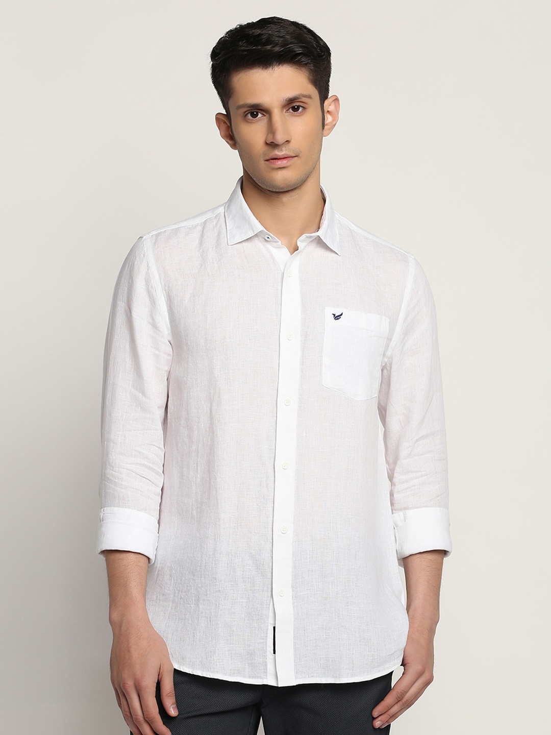 

Blackberrys Linen Casual Shirt, White