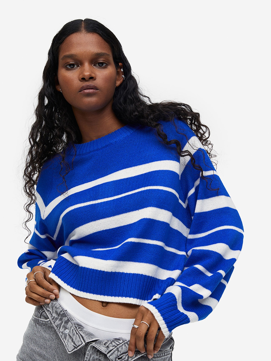 

H&M Short Jumper, Blue