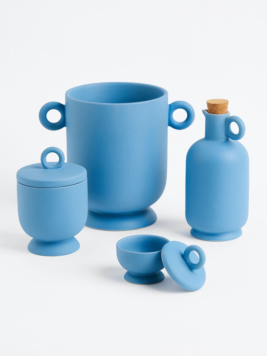 

H&M Stoneware Pot, Blue