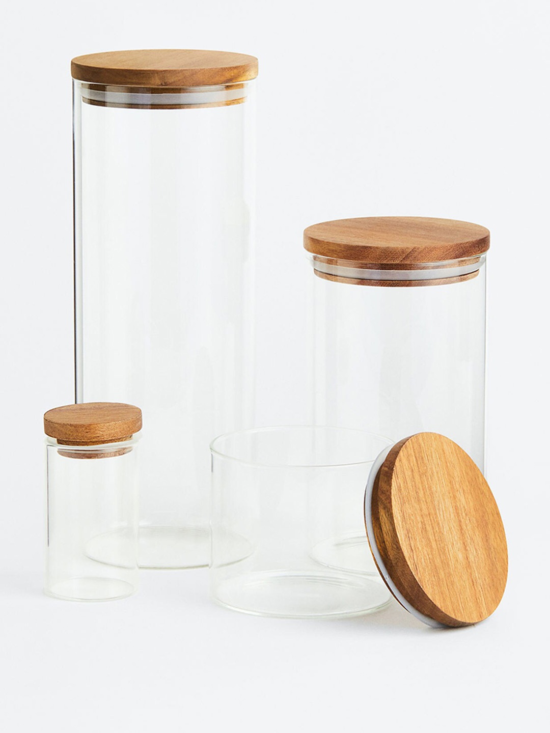 

H&M Glass Jar With Lid, Transparent
