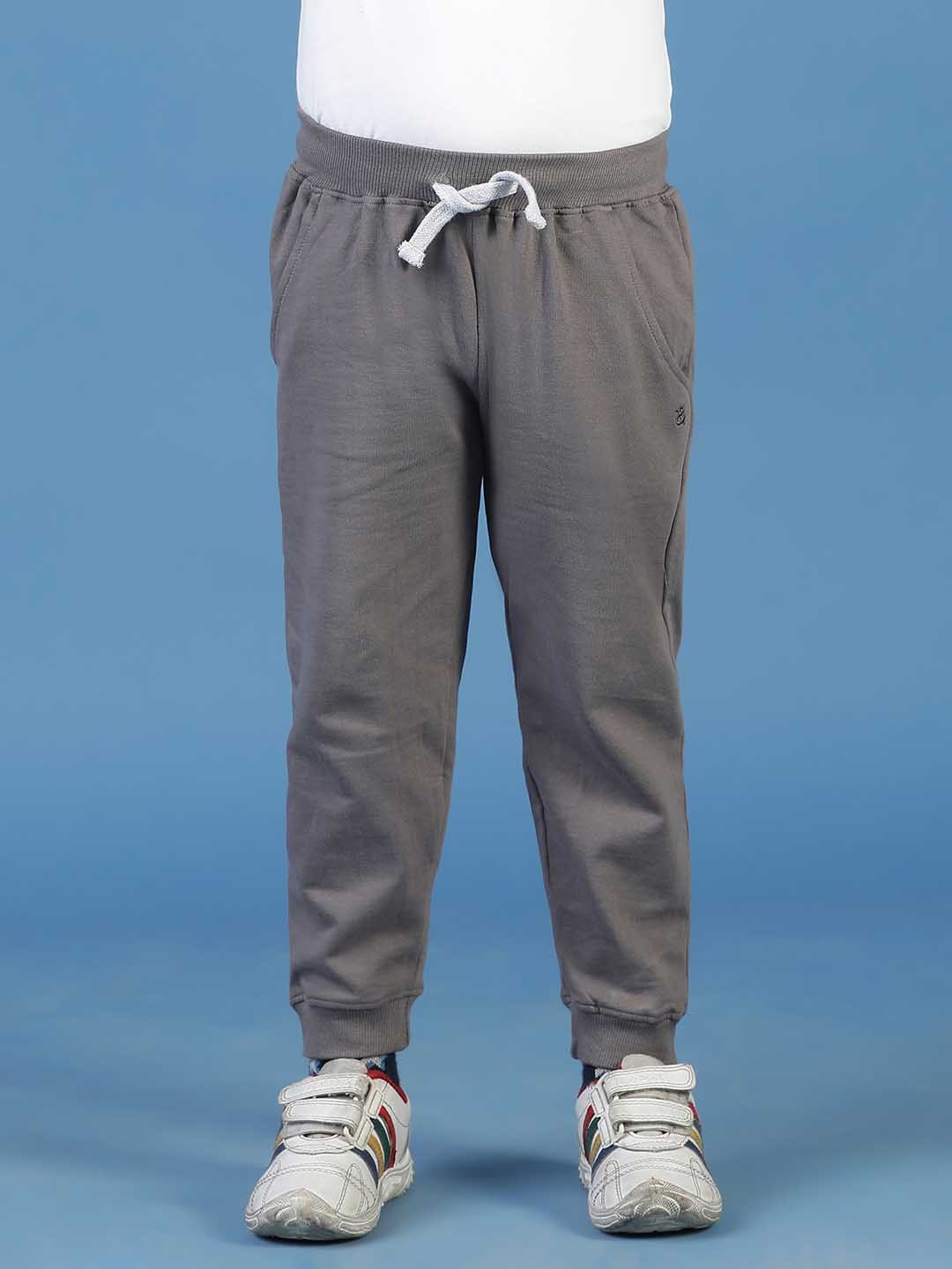 

TALES & STORIES Boys Regular Fit Joggers, Grey